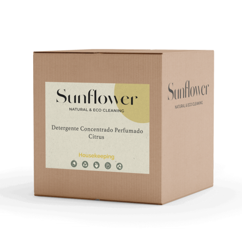 Detergente Ecológico Biodegradável Sunflower Superfícies Citrus